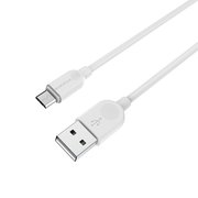  Дата-кабель BOROFONE BX14 LinkJet micro 3м (белый) 