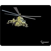  Коврик Gembird MP-GAME9 Black, рисунок: вертолёт, материал: ткань + вспененная резина, 250*200*3мм 