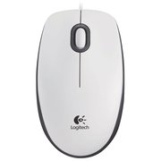  Мышь Logitech M100 White, USB, оптическая, проводная (910-005004) 