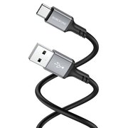  Дата-кабель BOROFONE BX83 Type-C to Type-C Famous 60W silicone charging 1м (черный) 