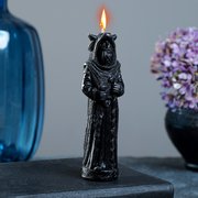  Фигурная свеча "Велес-Мудрость" черная, 12см (7311031) 