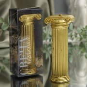  Интерьерная свеча «Колонна», золотая (5278260) 