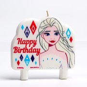 Свеча в торт "Happy Birthday", Холодное сердце (6756864) 