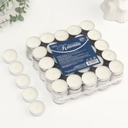  Набор чайных свечей «Классика», белый, 100 штук (2742356) 