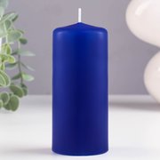  Свеча - цилиндр ароматическая "Лаванда", 5х11,5см, 25 ч, 115 г, синяя (1612213) 