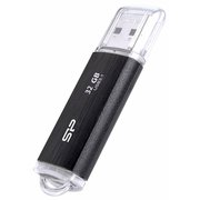  USB-флешка SP032GBUF3B02V1K 32Gb USB 3.1 Silicon Power Blaze B02, Черный 