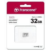  Карта памяти Transcend microSDHC 300S 32GB Class 10 UHS-I U1 (TS32GUSD300S) 