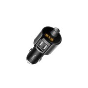  Автомобильное ЗУ Bluetooth FM трансмиттер Hoco E19 Metal Grey 