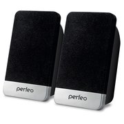  Колонки Perfeo Monitor 2.0, мощность 2х3 Вт (RMS), чёрн, USB (PF-2079) 