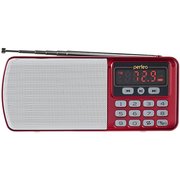  Радиоприемник цифровой Perfeo Егерь FM+ 70-108МГц/ MP3/ питание USB или BL5C/красный (i120-RED) 