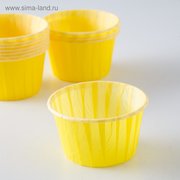  Форма для выпечки "Маффин", желтый, 5 х 4 см (4670562) 