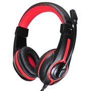  Наушники с микрофоном Oklick HS-L200 черный/красный (Y-819) 