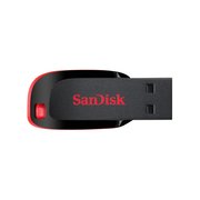  USB-флешка Sandisk 128Gb Cruzer Blade SDCZ50-128G-B35 USB2.0 черный/красный 