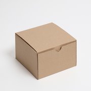 Коробка самосборная, бурая, 15 х 15 х 10 см (7370797) 