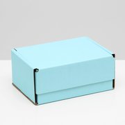  Коробка самосборная, голубая, 22 х 16,5 х 10 см (7128574) 