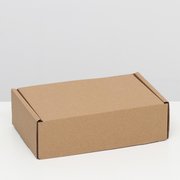  Коробка самосборная "Почтовая", бурая, 26 х 17 х 8 см (7159605) 
