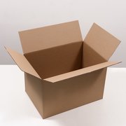  Коробка складная, бурая, 60 х 40 х 40 см (7608375) 