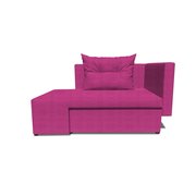  Детский диван «Лежебока», еврокнижка, велюр, цвет shaggy fuchsia (9101276) 