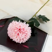  Цветы искусственные "Хризантема" 9х48 см, розовый (4301709) 