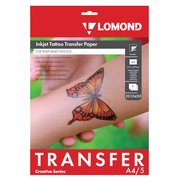  Термотрансфер Lomond Tattoo 2010450 A4/5л./прозрачный самоклей. для струйной печати 