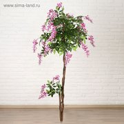  Дерево искусственное "Глициния витая" 160 см d цветка - 3,5 см (416629) 
