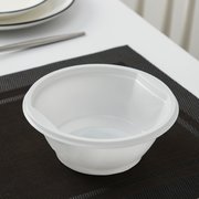  Набор одноразовых тарелок для супа, 600 мл, 12 шт, цвет белый (710068) 