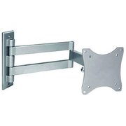  Кронштейн для телевизора Arm Media LCD-7101 серебристый 10"-26" до15кг поворотно-выдвижной и наклонный 