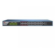  Коммутатор Hikvision DS-3E0326P-E/M(B) 25x100Mb 1SFP 24PoE+ 225W неуправляемый 