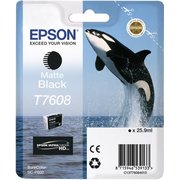  Картридж струйный Epson T7608 C13T76084010 черный матовый (25.9мл) для Epson SureColor SC-P600 