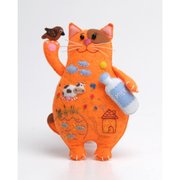  Набор для создания игрушки из фетра + раскраска «Молочный Кот» (9355340) 