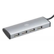  Разветвитель USB-C Digma HUB-4U2.0-UC-DS 4порт. серебристый 