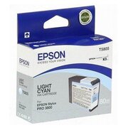  Картридж струйный Epson T5805 C13T580500 светло-голубой (80мл) для Epson St Pro 3800 