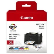  Картридж струйный Canon PGI-1400XL BK/C/M/Y 9185B004 черный/голубой/пурпурный/желтый набор для Canon Maxify МВ2040/2340 
