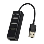 Perfeo USB-HUB 4 Port, (PF-HYD-6001H) чёрный 