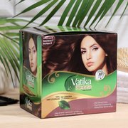  Хна для волос Vatika Henna, Hair Colours, Natural Brown, коричневая, 20 шт. по 10 г (7371094) 
