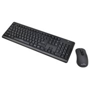  Клавиатура + мышь Oklick 270M клав:черный мышь:черный USB беспроводная 