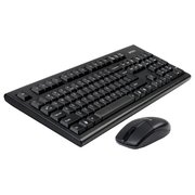  Клавиатура + мышь A4 3100N клав:черный мышь:черный USB беспроводная 