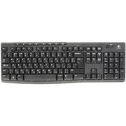  Клавиатура Logitech K270 черный/белый (920-003757) USB беспроводная Multimedia 