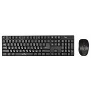  Клавиатура + мышь Oklick 210M клав:черный мышь:черный USB беспроводная 