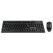  Клавиатура + мышь A4 KR-8520D клав:черный мышь:черный USB 