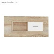  Полка навесная «Стелс», 1 дверь , 1200 × 230 × 550 мм, цвет дуб сонома / белый (4540320) 