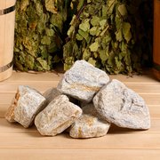 Камень для бани "Кварцит" обвалованный, коробка 20 кг (2496153) 