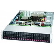  Корпус Supermicro (SC216BE1C4-R1K23LPB) 2U with 1200W Redundant PSU, 24 x 2.5" hot-swap SAS/SATA drive bay 