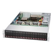  Корпус Supermicro (CSE-216BE1C-R920LPB) 2U, 24x2.5" HDD Hot-swap SAS/SATA, Single SAS3 (12Gbps) expanders, low-profile, Rackmount KIT 