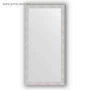  Зеркало в багетной раме - серебряный дождь 70 мм, 76 х 156 см, Evoform (2402786) 
