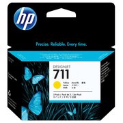 Картридж струйный HP 711 CZ136A желтый x3упак. (29мл) для HP DJ T120/T520 