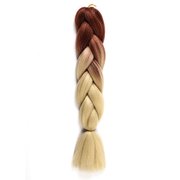  ZUMBA Канекалон двухцветный, гофрированный, 60 см, 100 гр, цвет коричневый/блонд(#BY36) (5267980) 