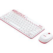  Клавиатура и мышь Logitech Wireless Nano MK240 White (920-008212) 