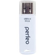  USB-флешка 16GB USB 2.0 Perfeo C06 White (PF-C06W016) 