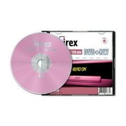  Диск DVD+RW Mirex 4.7 Gb, 4x, Slim Case (1) 